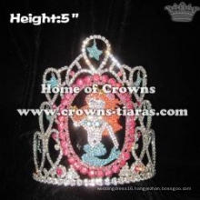 Wholesale Crystal Mermaid Ariel Pageant Crowns
